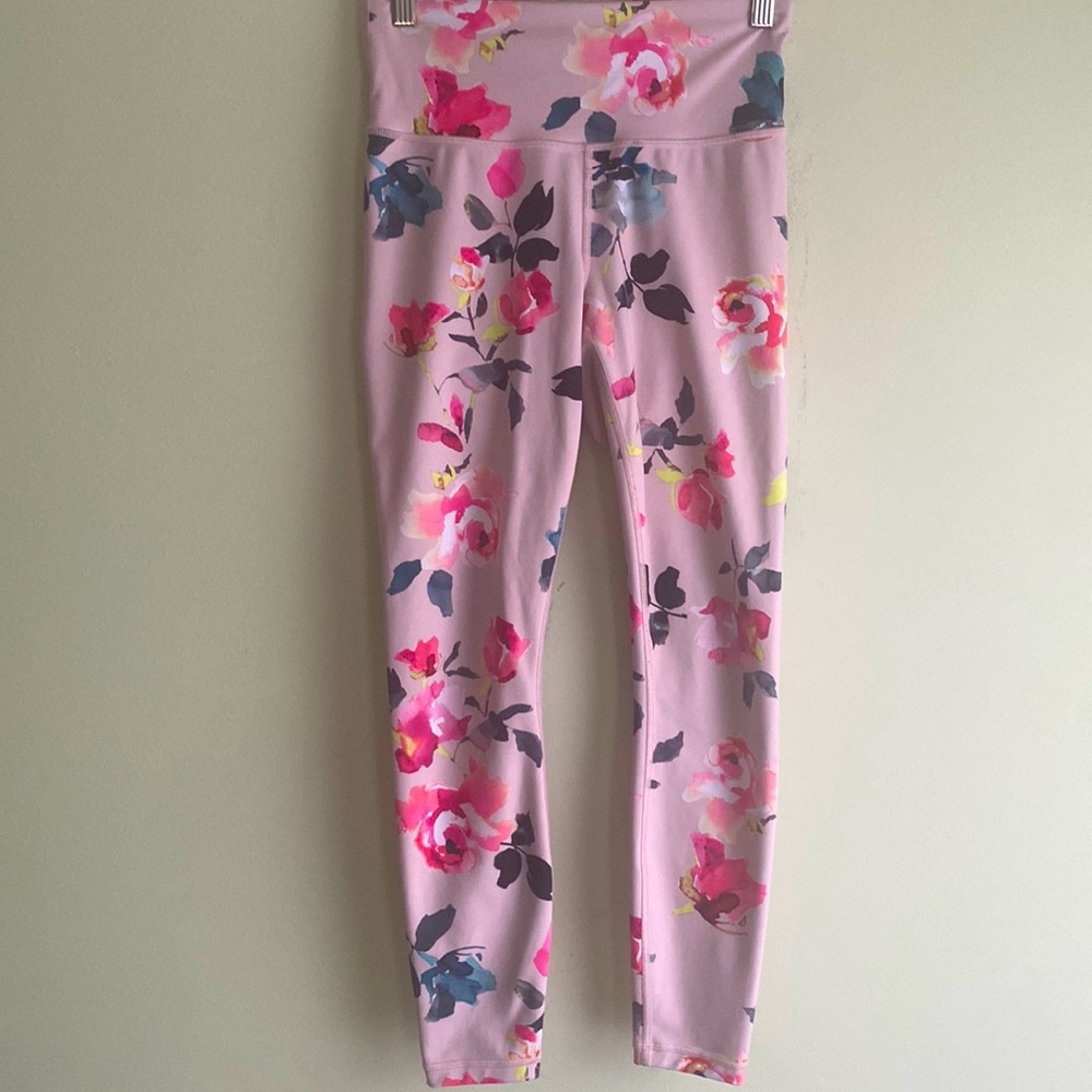 Athleta Painted Flower Elation 7/8 Leggings - Picture 4 of 6
